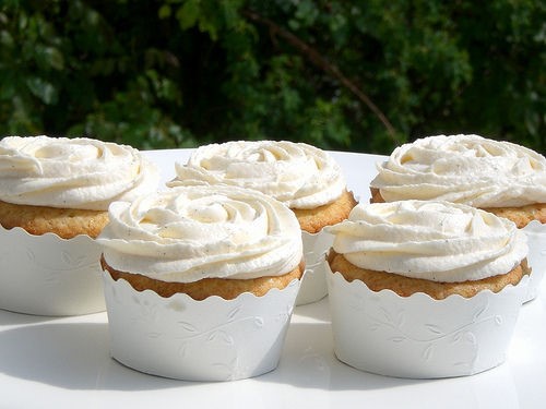 Des cupcakes glacés au Philadelphia cream cheese